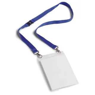 Durable EVENT Namensschilder mit Textilband 10,5 x 14,8 cm