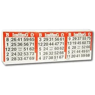 Bingokarten 10500 Blatt (7X 1500 Stück) mega Pack