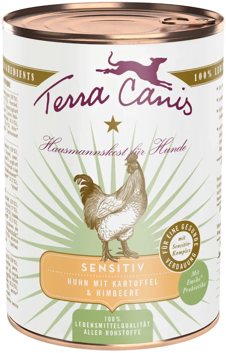 Terra Canis Sensitive 400 Gramm Hundenassfutter 6 x 400 Gramm Huhn