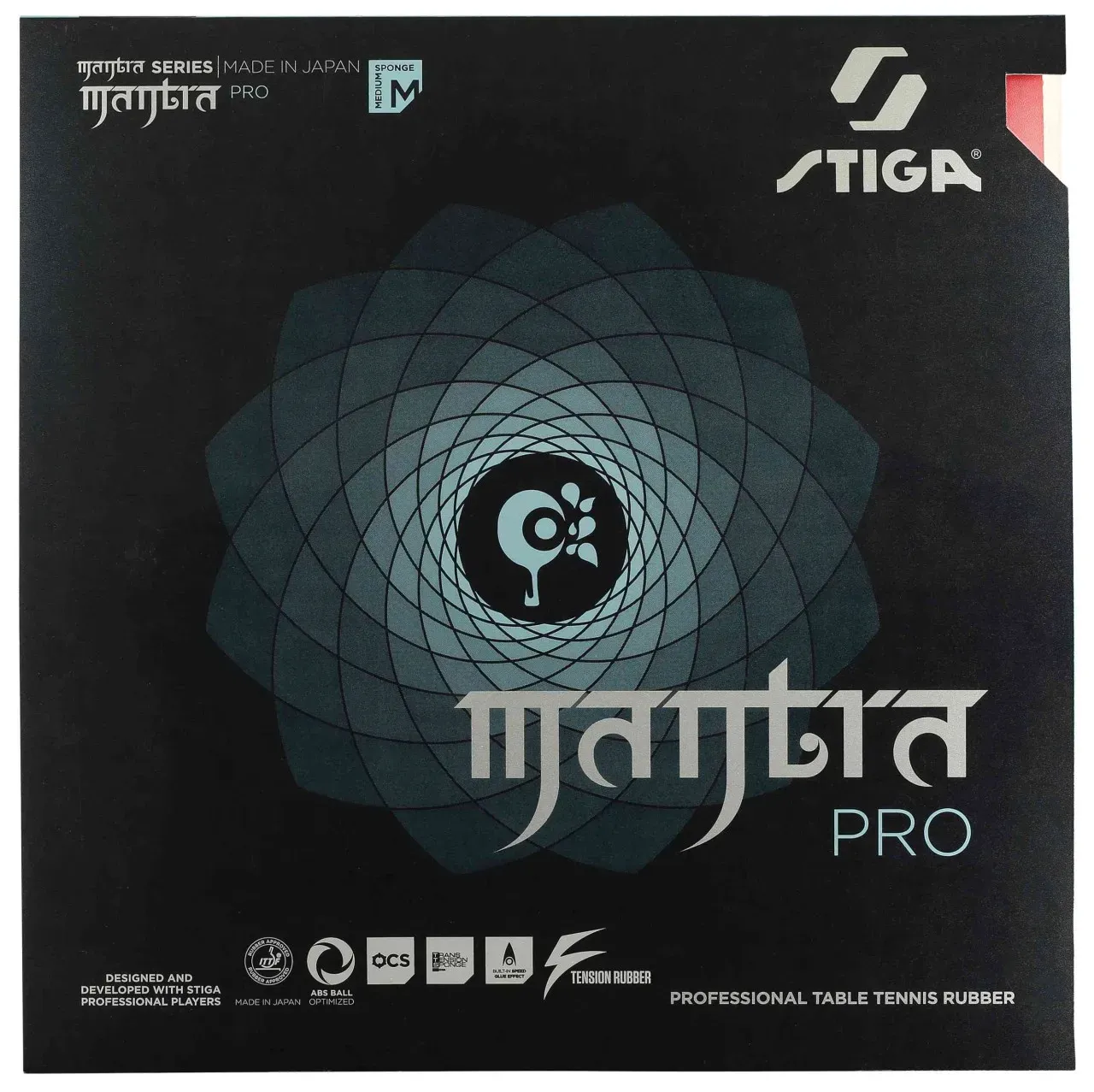 Stiga Belag Mantra Pro M schwarz 2,1 - schwarz 2,1