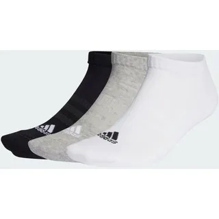 adidas Cushioned Low-Cut Socken 3er Pack Medium Grey Heather / White / Black 31-33