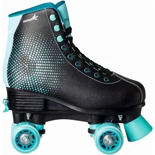 Muuwmi Rollschuh Disco Gr. 35-38 Rollschuhe - türkis/schwarz