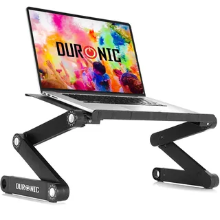 Duronic DML121 Multifunktionaler Laptop-Ständer, faltbar, verstellbar, mit 6 Gelenken, für Tablet oder MacBook