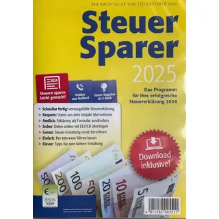 Lidl Steuersparer 2025 Steuersoftware für Steuererklärung 2024