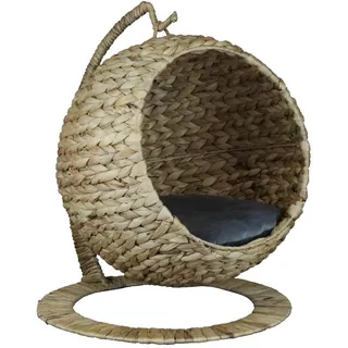 Silvio Design Hängekorb WH mit Samtkissen Grau,