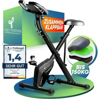 TRETMANN Hometrainer schwarz