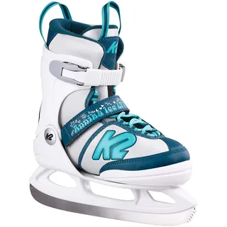K2 Skates Mädchen Schlittschuhe Annika Ice LTD, White - Blue, 25E0308