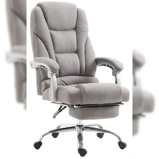 Stoff mit Fußablage grau