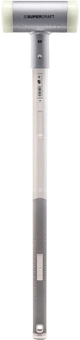 HALDER SUPERCRAFT Vorschlaghammer Ø 80 mm rückschlagfrei mit 3-Komponentenstiel 4,75 kg