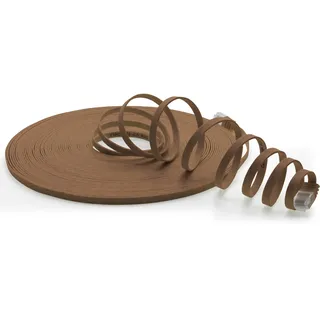 1aTTack.de 10m - CAT6 Flach Netzwerk Patch-Kabel (braun - 1 Stück) 1000 Mbit/s Gigabit LAN-Flachkabel CAT.6 Slim Micro Verlegekabel