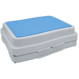 Spetebo Tritthocker Trittstufe stapelbar weiß - 50 x 40 cm (Set, 2 St., 2er), Antirutsch Badezimmer Tritthocker weiß