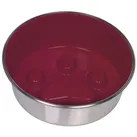 Anti-Schling Edelstahlnapf PAW, rutschfest, rot, 20 cm 1,60 ltr, 1 Stück