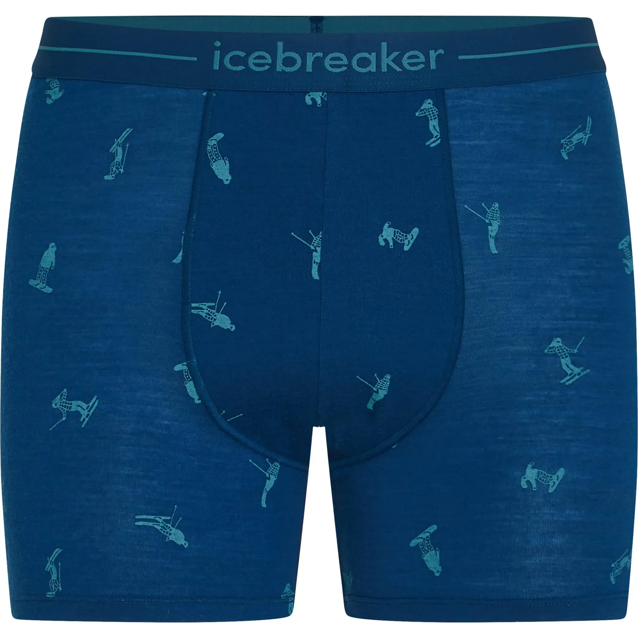 Icebreaker 150 Anatomica Unterhose Herren in atlantis-topaz-aop, Größe M - blau