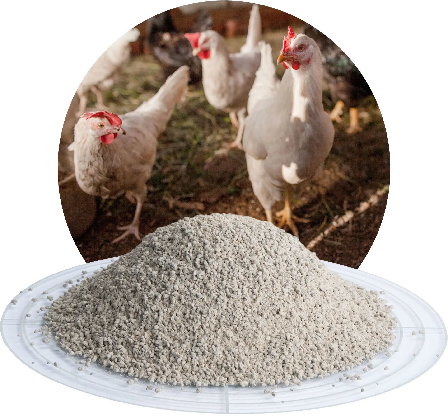 Geflügel-Futterkalk 0-2,0 mm - 25 kg Sack