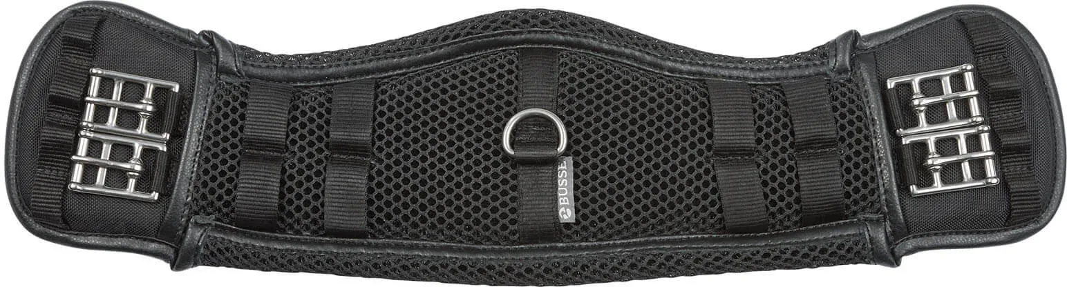 Sattelgurt 3D Air Effect Curved Dressur D Kurzgurt Schwarz / 65 cm