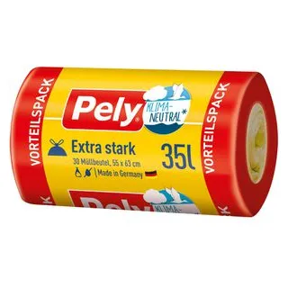 Pely Müllbeutel 35 L »Extra stark Klimaneutral