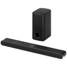 LG Electronics DS77TY.CDEULLK Soundbar Schwarz inkl. kabellosem Subwoofer, Dolby Atmos®, High-Resolution Audio, Wandbefestigung