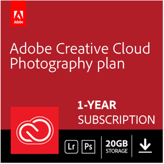 Adobe Creative Cloud Foto-Abo 20 GB, Photoshop und Lightroom