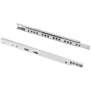 MS Beschläge Teilauszug 310 mm Nutauszug 17 mm Führungsschiene Auszugsschiene Metall Teleskopauszug 310mm