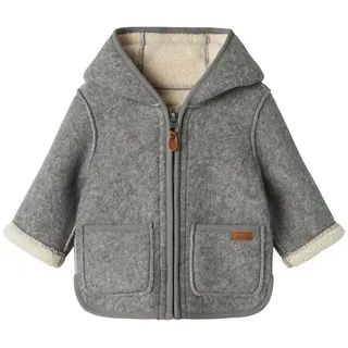 NAME IT Unisex Baby Nbnmily Jacket2 Jacke, Grey Melange, 68