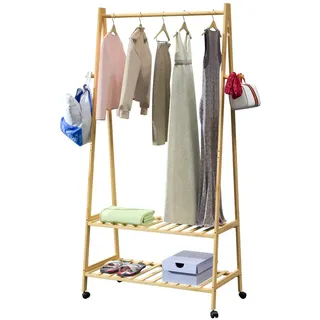 CASARIA Kleiderständer 155x70x0cm beige