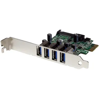 Startech StarTech.com 4 Port PCI Express USB 3.0 SuperSpeed Schnittstellenkarte mit UASP