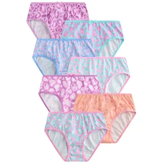 NEXT Mädchen Geblümte Slips, 7er-Pack Rosa 92-98 - 92-98