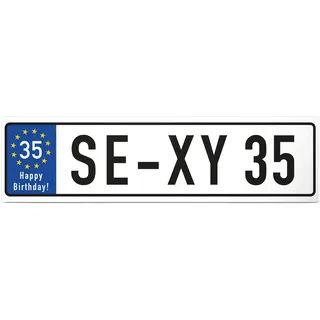 DankeDir! Sexy 35 Jahre Schild Jahre - Geschenk 35. Geburtstag Geschenkidee Geburtstagsgeschenk Fünfunddreißigsten Geburtstagsdeko Partydeko Party Zubehör Geburtstagskarte