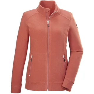 Killtec Damen Fleecejacke mit Stehkragen KOS 100 WMN FLC JCKT, hell sienna rot, 36, 42802-000