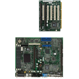 MAINBOARDS DELL 0007803C SLOT1 3xSDRAM i440BX OPTIPLEX GX1 + RISER 0008171E