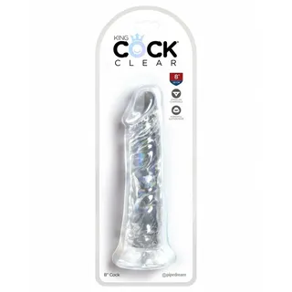 Pipedream King Cock 8" Cock, Clear, 8 Zoll