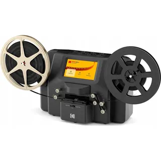 Kodak Reels Super 8mm Film-Digitalisierer (Dia-Betrachter), Analogfilmentwicklung, Schwarz