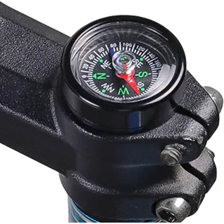 Fahrrad-Kompass – Tragbarer Fahrrad-Kompass, Fahrrad-Headset-Kompass, 7,2 x 5,2 x 1,6 cm, professioneller Überlebens-Kompass, multifunktionales Outdoor-Navigationswerkzeug für Mountainbikes