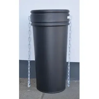 Schuttrutsche schwarz 1,1m