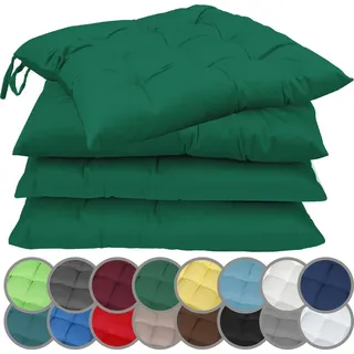 NatureMark Stuhlkissen 40 x 40 cm Dunkel Grün