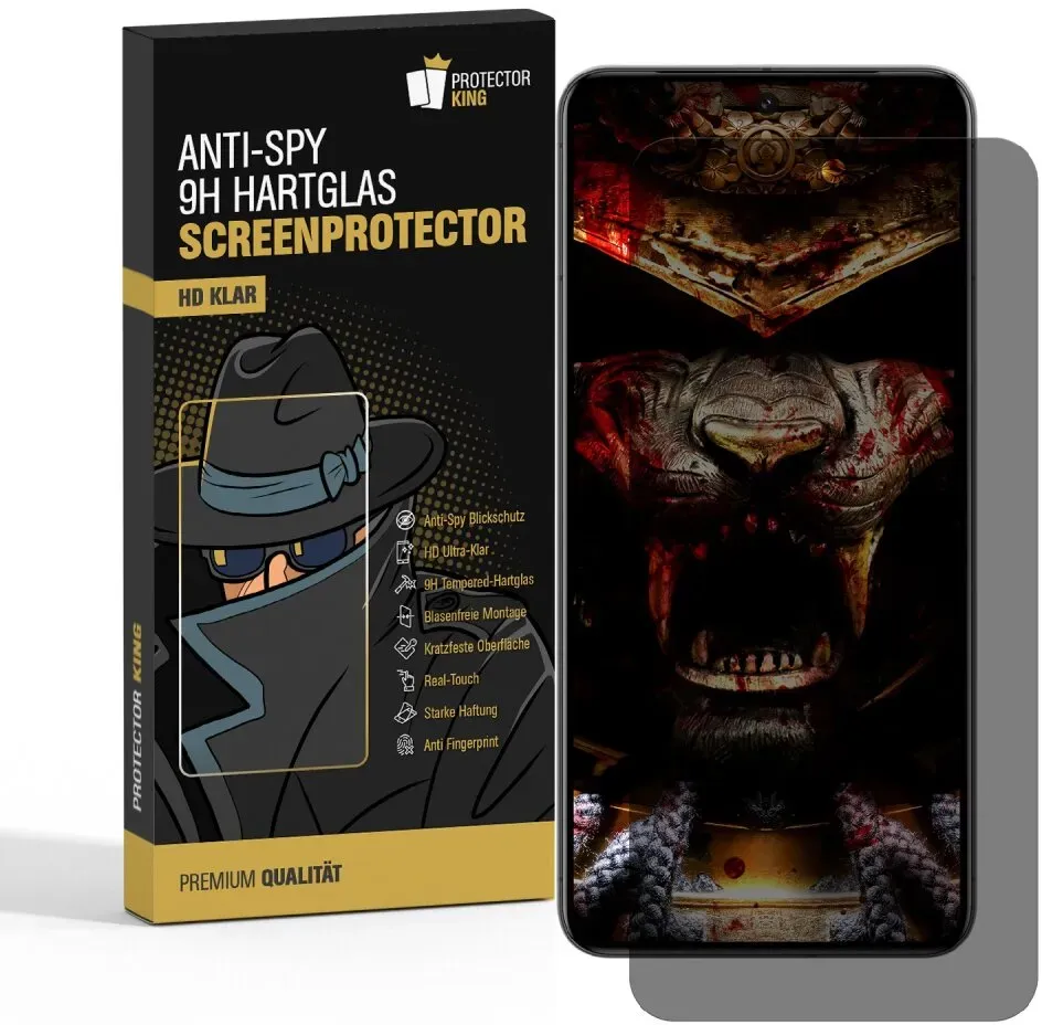1x Blickschutz 9H Panzerglas für Xiaomi 14T Anti-Spy Privacy Sichtschutz Tempered Glass Displayschutz Screen-Protector