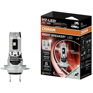Osram Automotive 64210DWNBSP-1HB LED Leuchtmittel Night Breaker® H7