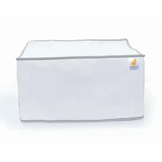 Perfect Dust Cover LLC Druckerabdeckung, kompatibel mit Bambu Lab H2S Laser Full Combo 3D-Drucker (AMS 2 PRO installiert), weißes Nylon, antistatisch und wasserdicht, Staubschutz für Drucker
