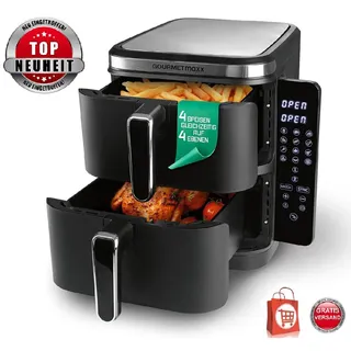 Vertikale Doppelkammer Schwarz 15472