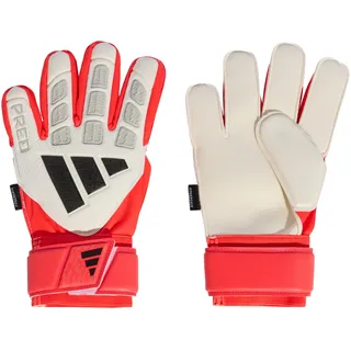 adidas Predator Match Fingersave Junior Weiß/Lucid Red/Black 5