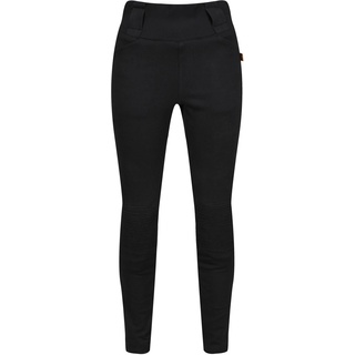 Motogirl Ribbed Knee Leggings schwarz Gr. 38/28 kurz