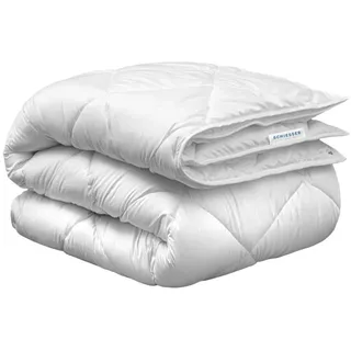 SCHIESSER 4-Jahreszeiten Bettdeckenset Lykke - 2-teilig - 135 x 200 cm - Weiß (Karton)