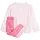 Trainingsanzug clear pink/white/white 62