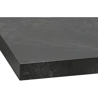 WIHO KÜCHEN Arbeitsplatte »"Flexi 38"«, 38 mm stark, schwarz