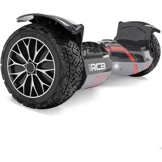 RCB 8,5 Zoll Offroad Hoverboard – All-Terrain Hover Boards mit LED-Beleuchtung, 4Ah starker Akku, Dual Motor, Self Balance Scooter für Kinder, Jugendliche & Erwachsene