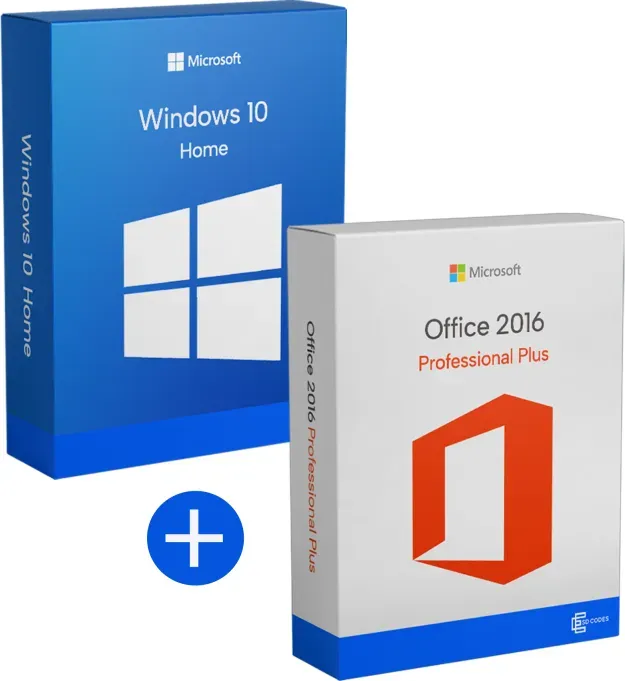 Bundle Windows 10 Home und Office 2016 Professional Plus
