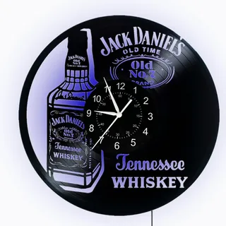 LED Große Wanduhr im Vintage-Stil, schwarz rund, Metall geräuschlos Nicht tickend, batteriebetrieben, 30cm,11.8 Zoll römische Ziffern, Uhren für Wohnzimmer, Schlafzimmer, Küchen wanduhr