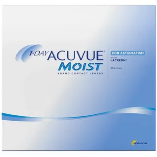 Acuvue Moist for Astigmatism 90 St. / 8.50 BC / 14.50 DIA / -1.75 DPT / -1.75 CYL / 40° AX