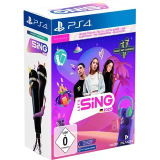 plaion Let's Sing 2025 German Version + 2 Mics) (Playstation 4