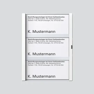 Siedle 029046 Namensschild ws kpl. 200029046-00